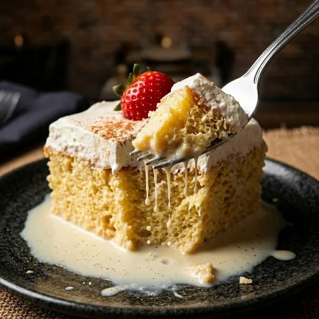Style Kit example — tres leches dessert
