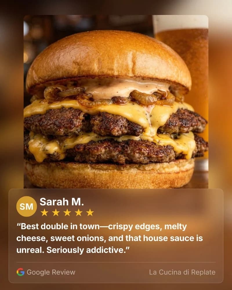 When a review mentions a dish, it’s matched with a beautiful image to create a Spotlight Review™.