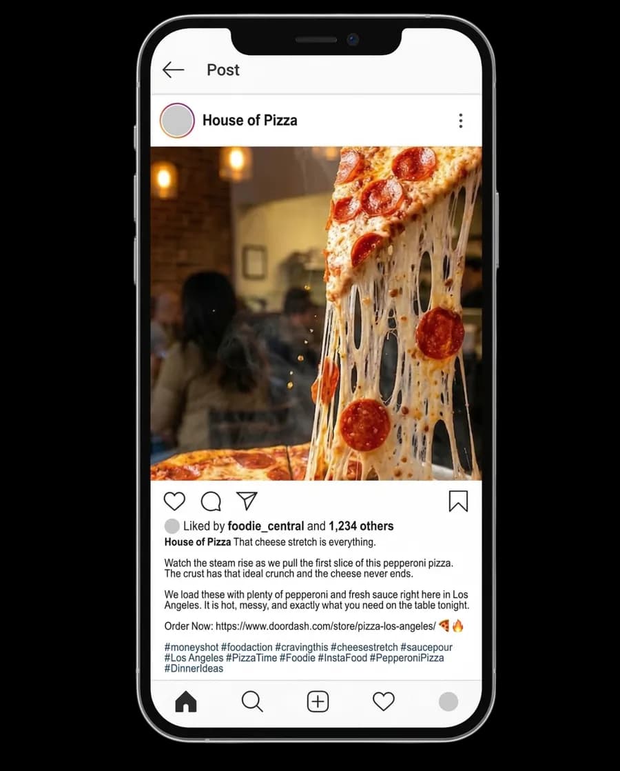 Drop approved posts into your calendar and Social Studio schedules and publishes them across your social channels—keeping your restaurant top-of-mind without the extra work.